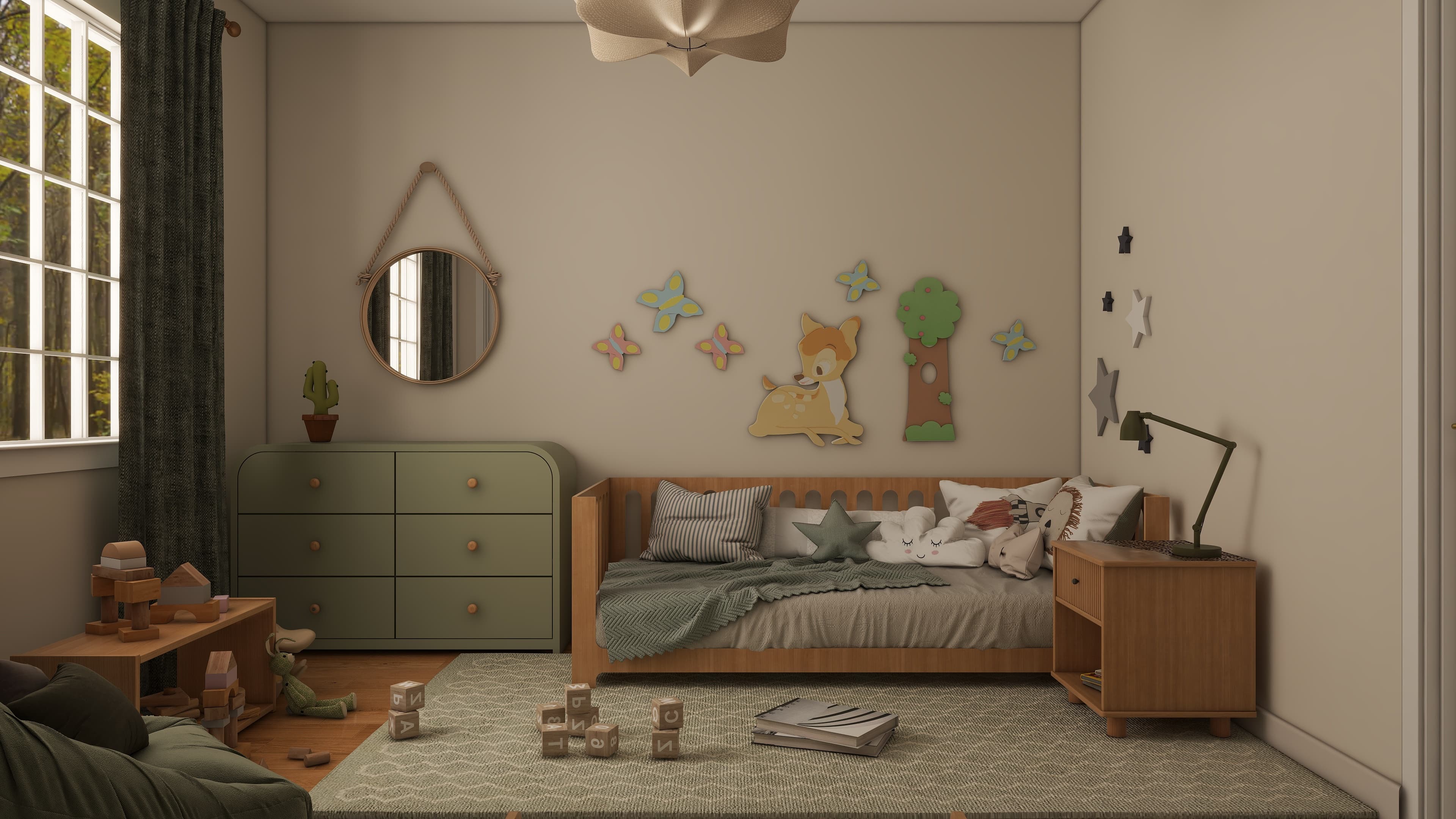 Whimsical Toddler Haven: A Playful and Functional — Residential Interior Design project by Lumo Loft Studio