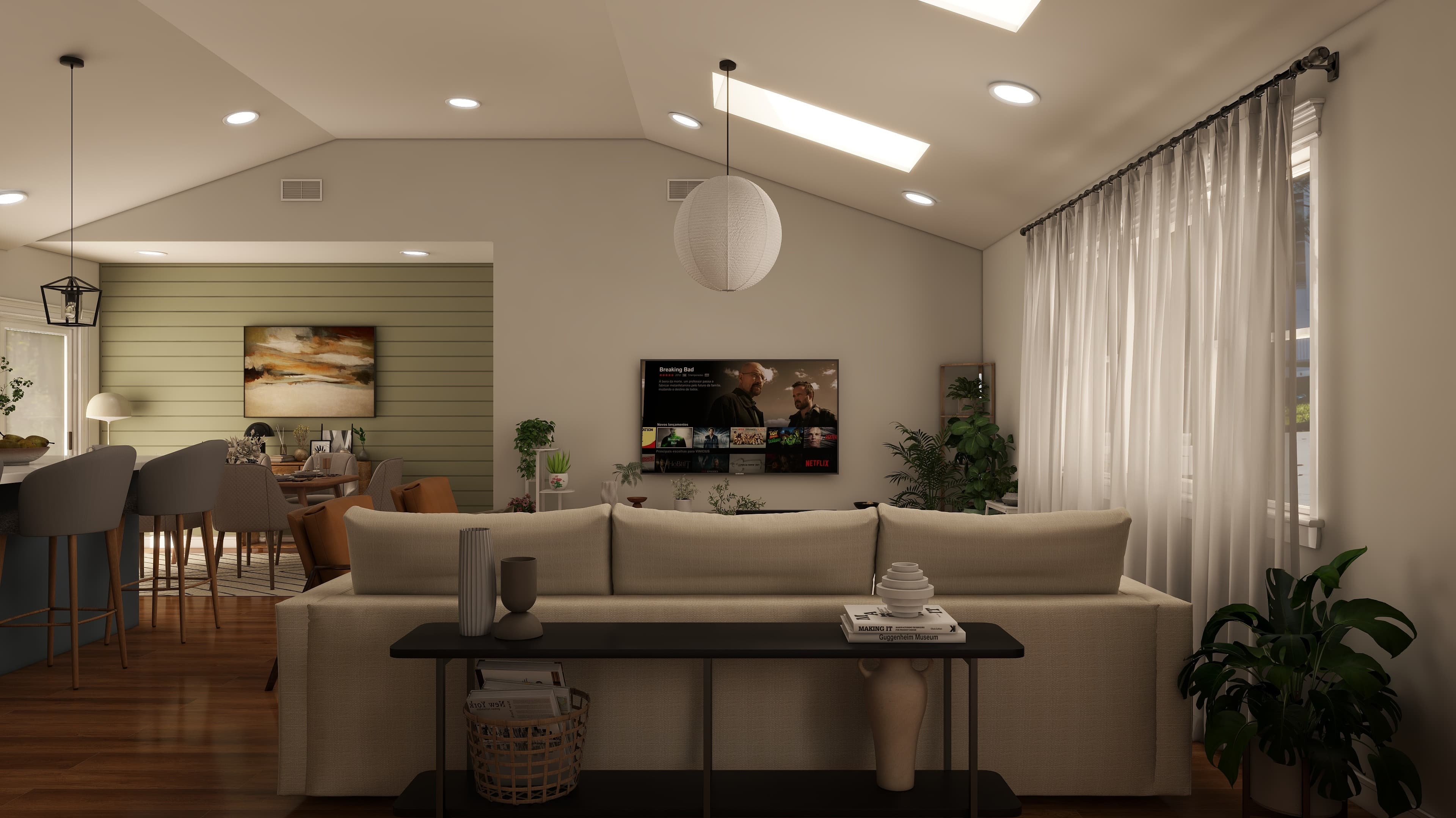 Earthy & Inviting Living Room Makeover — Residential Interior Design project by Lumo Loft Studio
