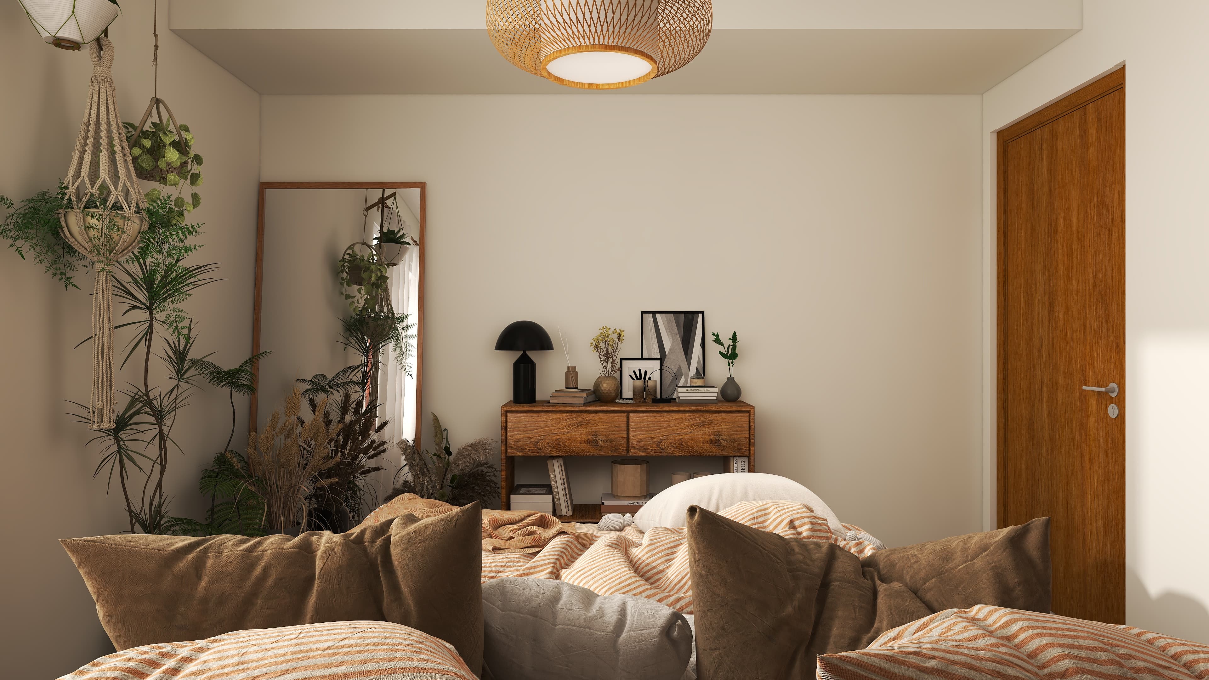Dopamine Bedroom Interior Design — Residential Interior Design project by Lumo Loft Studio