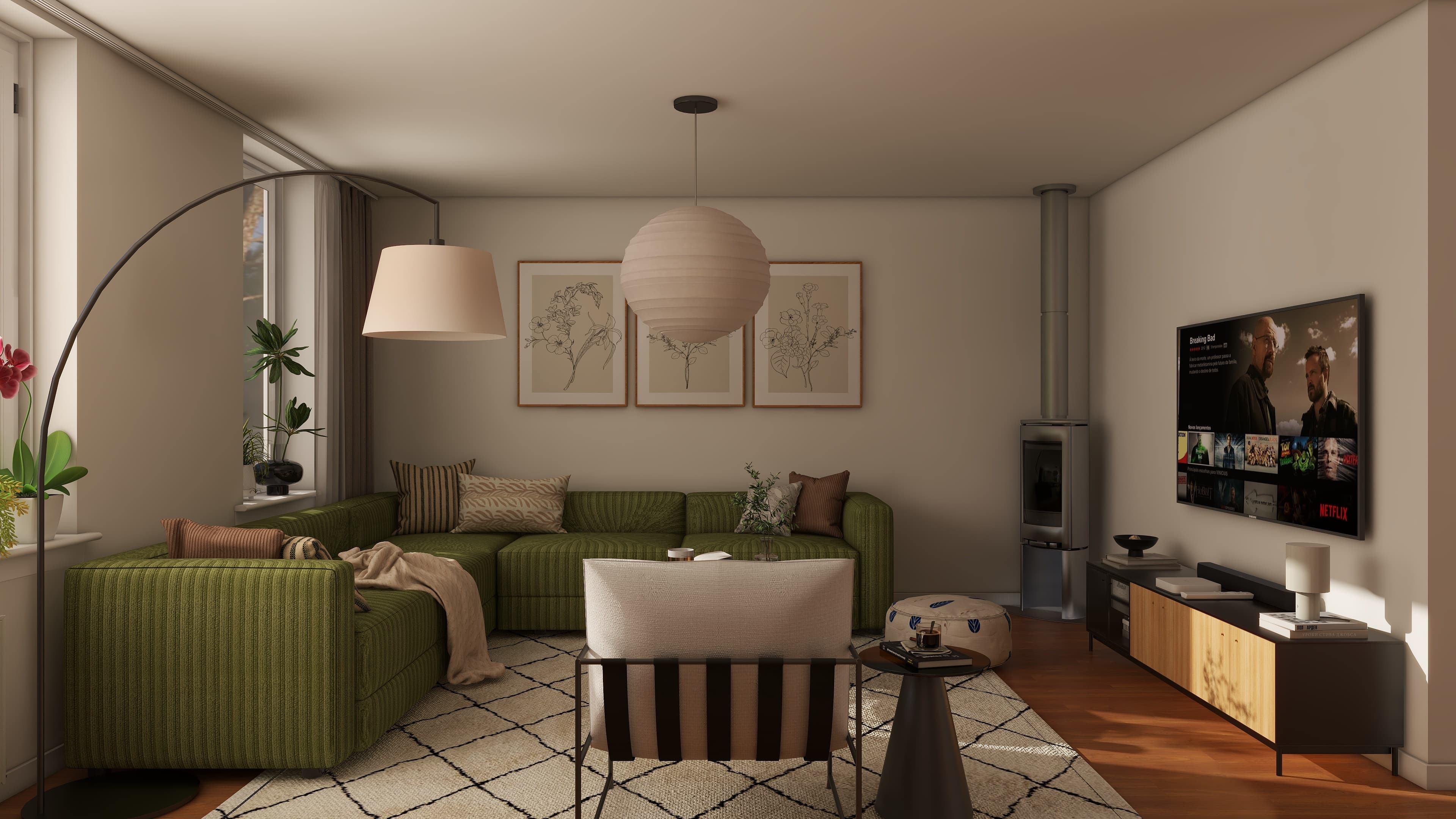 Scandi-Industrial Fusion: Airy Open-Plan Design — Residential Interior Design project by Lumo Loft Studio